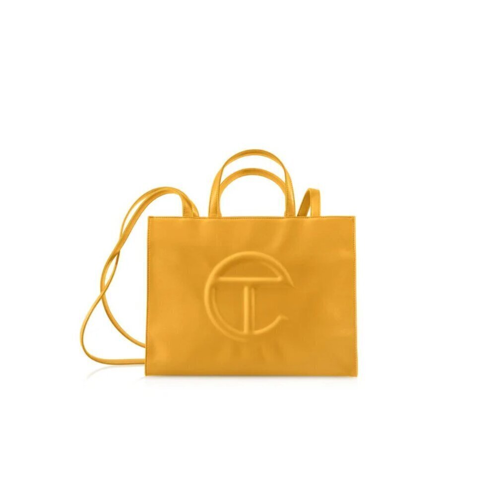 NEW Telfar Medium Shopping Bag In Mustard Yellow​​​​